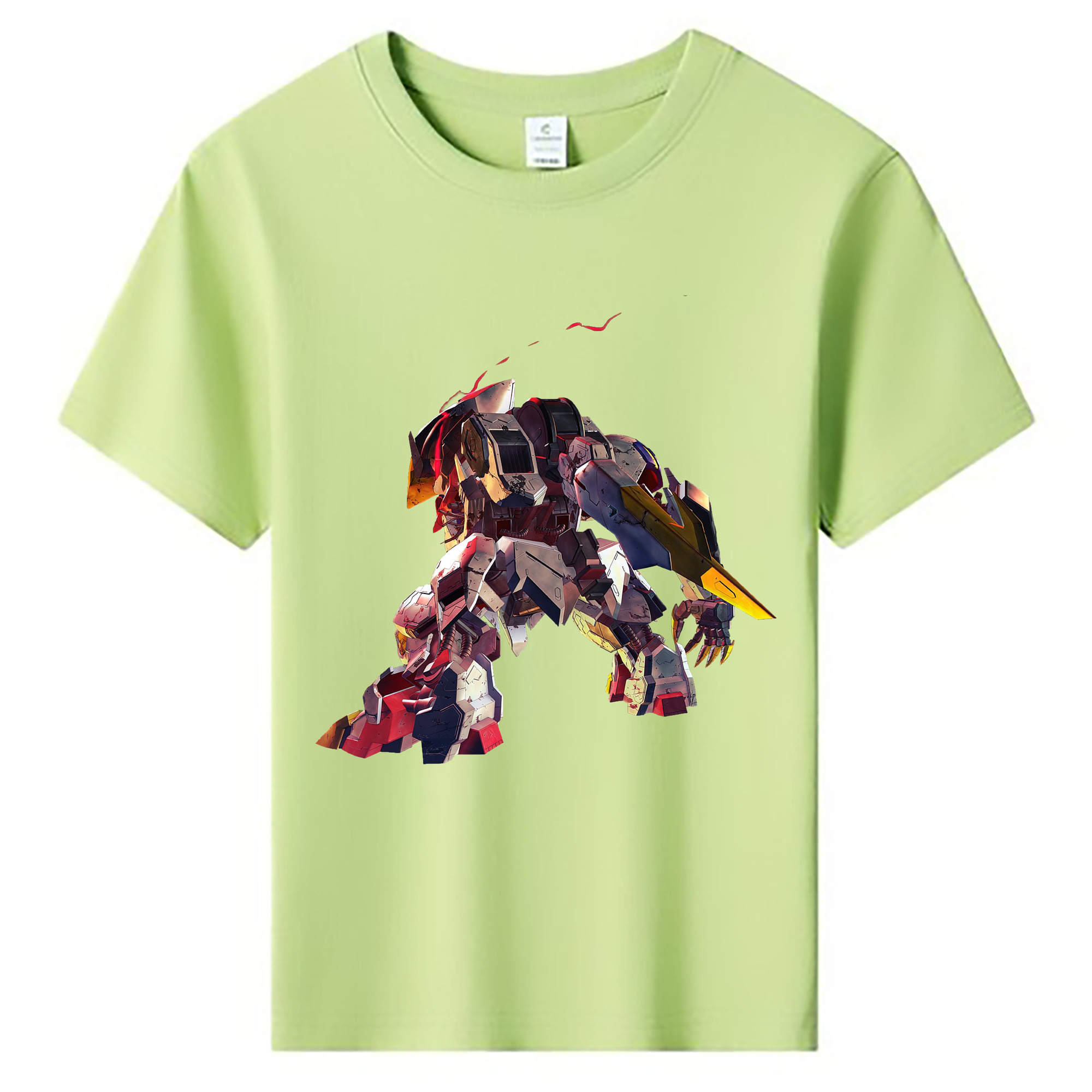 （画像用） 機動戦士ガンダム Mobile Suit Gundam 綿100％キッズTシャツ（フロントプリント）